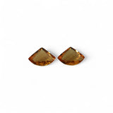 Citrine - सुनैला (Sunehla) | 11.5 ct, 2 piece | Certified Loose Gemstone for Astrology & Jewelry