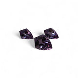 Amethyst - जमुनिया/कटैला | 18.5 ct, 3 piece | Certified Loose Gemstone for Astrology & Jewelry