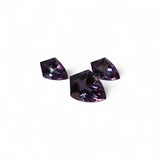 Amethyst - जमुनिया/कटैला | 18.5 ct, 3 piece | Certified Loose Gemstone for Astrology & Jewelry