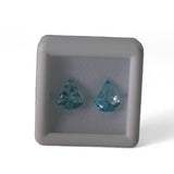 Blue Topaz - नीला टोपाज़ | 3.9 ct, 2 piece | Certified Loose Gemstone for Astrology & Jewelry