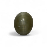 Cat's Eye Nephrite - लहसुनिया नेफ्राइट (Lahsunia Nephrite), वैदूर्य मणि (Vaidurya Mani) | 9.98 ct from | Certified Loose Gemstone for Astrology & Jewelry