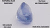 Natural Blue Sapphire - नीलम (Neelam) | 8.5 ct from Ceylon (Srilanka) | Certified Loose Gemstone for Astrology & Jewelry
