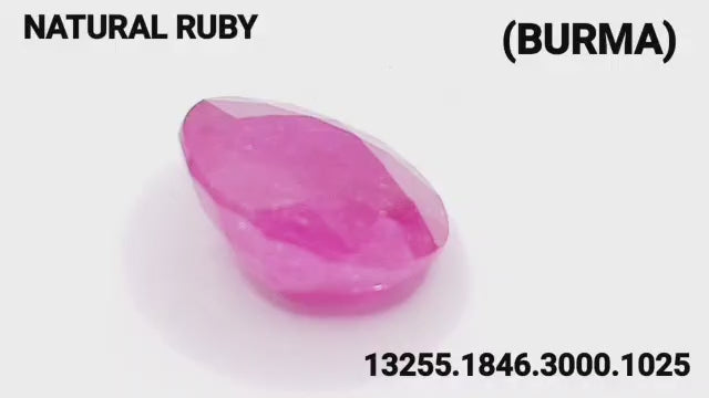 Natural Ruby - माणिक (Manik), सूर्यरत्न | 6.77 ct from Burma (Mayanmar) | Certified Loose Gemstone for Astrology & Jewelry