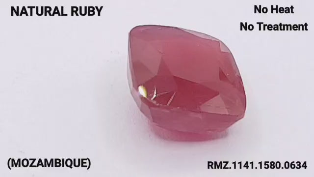 Natural Ruby - माणिक (Manik), सूर्यरत्न | 6.34 ct from Mozambique | Certified Loose Gemstone for Astrology & Jewelry