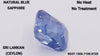 Natural Blue Sapphire - नीलम (Neelam) | 7.25 ct from Ceylon (Srilanka) | Certified Loose Gemstone for Astrology & Jewelry