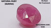 Natural Ruby - माणिक (Manik), सूर्यरत्न | 6.49 ct from Burma (Mayanmar) | Certified Loose Gemstone for Astrology & Jewelry