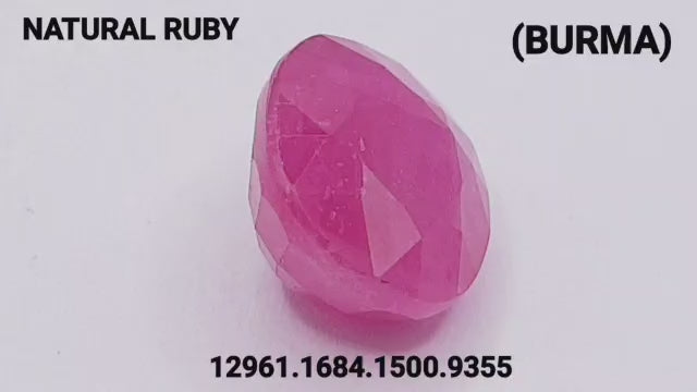 Natural Ruby - माणिक (Manik), सूर्यरत्न | 7.45 ct from Burma (Mayanmar) | Certified Loose Gemstone for Astrology & Jewelry