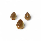 Citrine - सुनैला (Sunehla) | 22.6 ct, 3 piece | Certified Loose Gemstone for Astrology & Jewelry