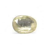 Yellow Sapphire - पुखराज (Pukhraj) | 6.42 ct from | Certified Loose Gemstone for Astrology & Jewelry
