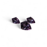 Amethyst - जमुनिया/कटैला | 18.5 ct, 3 piece | Certified Loose Gemstone for Astrology & Jewelry