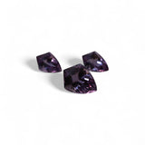 Amethyst - जमुनिया/कटैला | 18.5 ct, 3 piece | Certified Loose Gemstone for Astrology & Jewelry