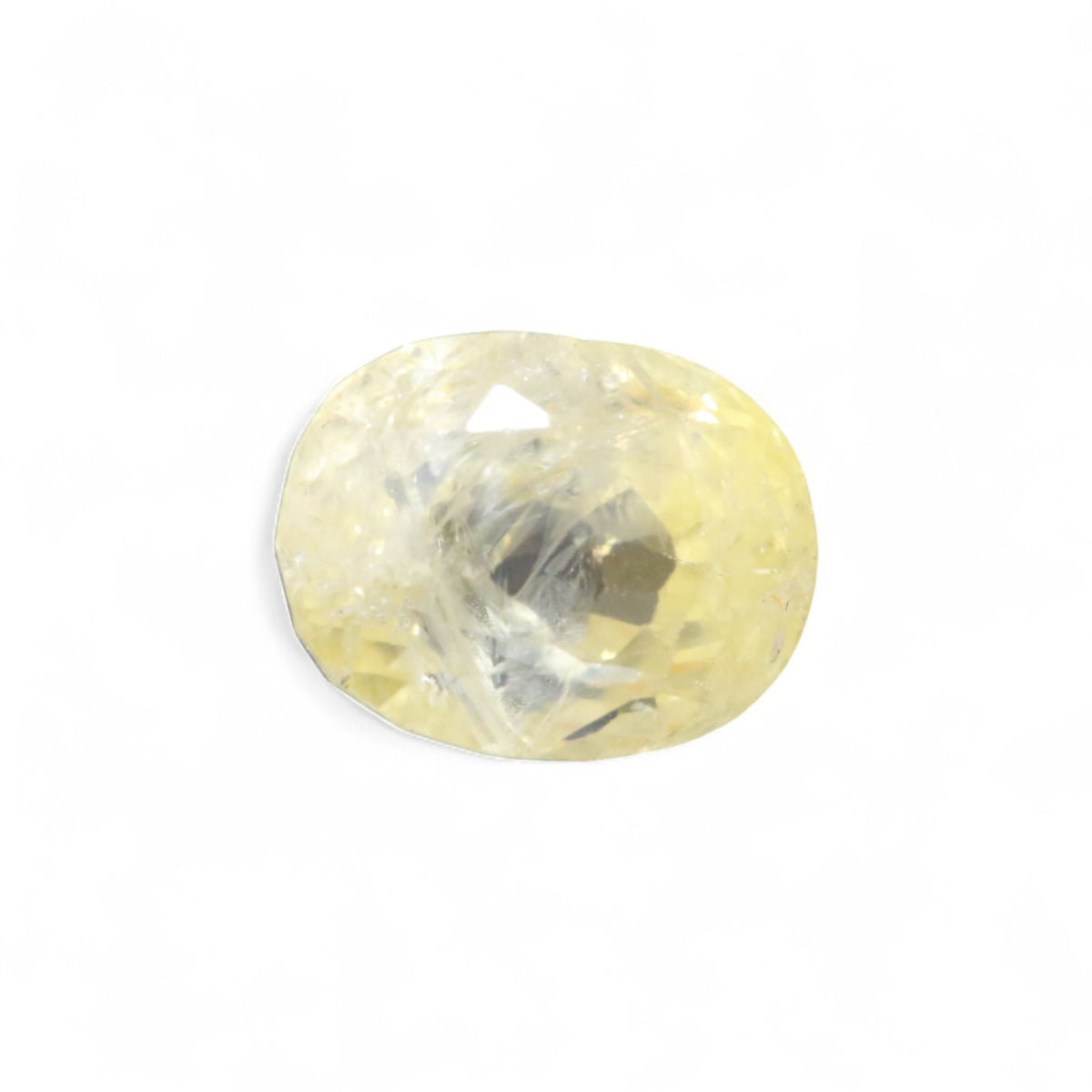 Yellow Sapphire - पुखराज (Pukhraj) | 6.46 ct from | Certified Loose Gemstone for Astrology & Jewelry