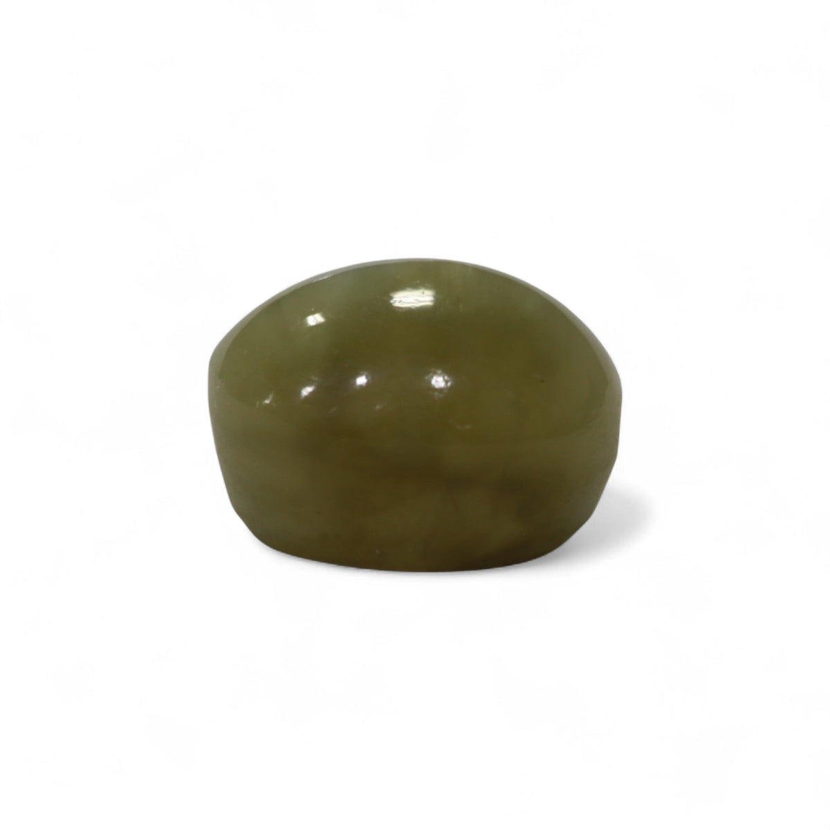 Cat's Eye Nephrite - लहसुनिया नेफ्राइट (Lahsunia Nephrite), वैदूर्य मणि (Vaidurya Mani) | 9.98 ct from | Certified Loose Gemstone for Astrology & Jewelry