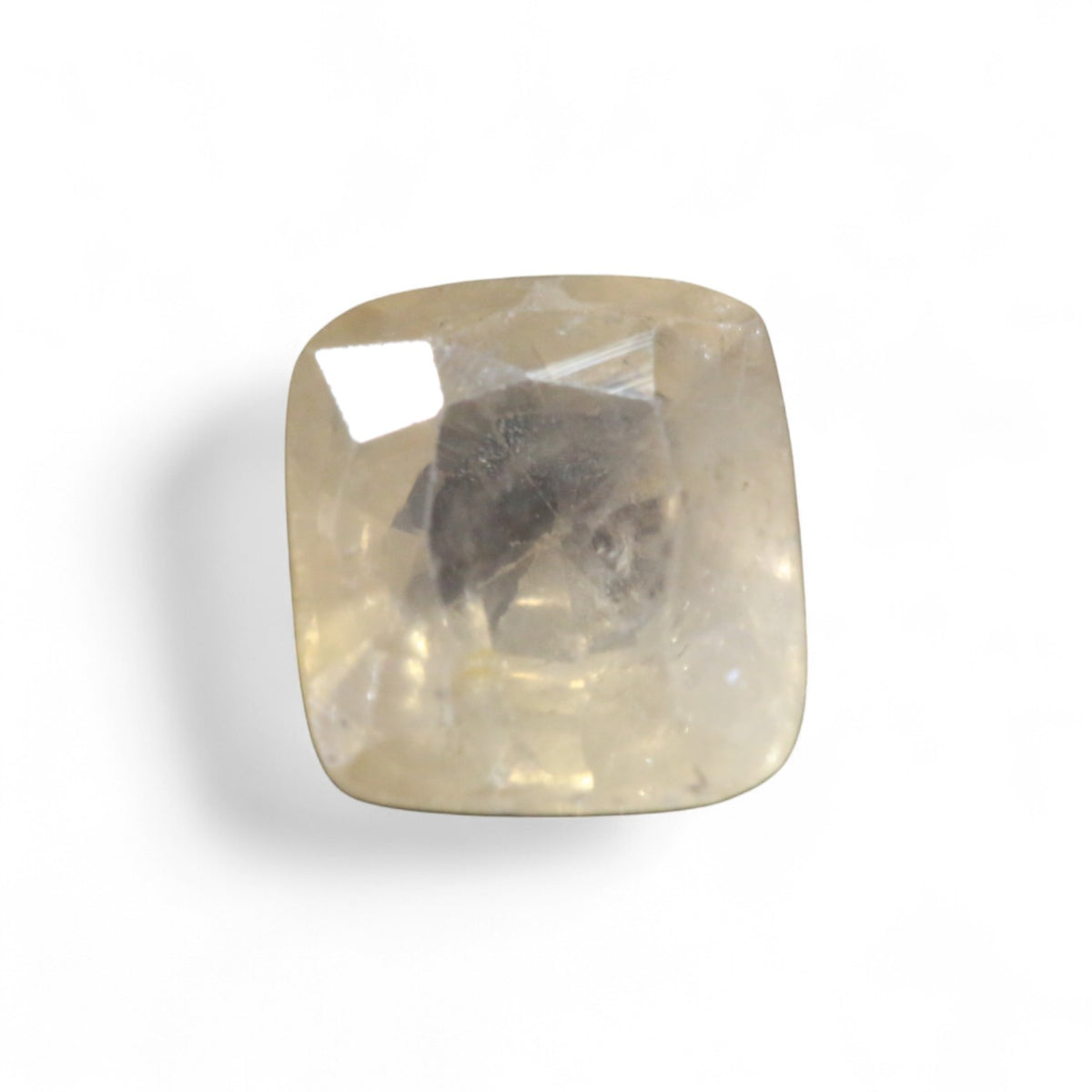 Yellow Sapphire - पुखराज (Pukhraj) | 5.75 ct from | Certified Loose Gemstone for Astrology & Jewelry