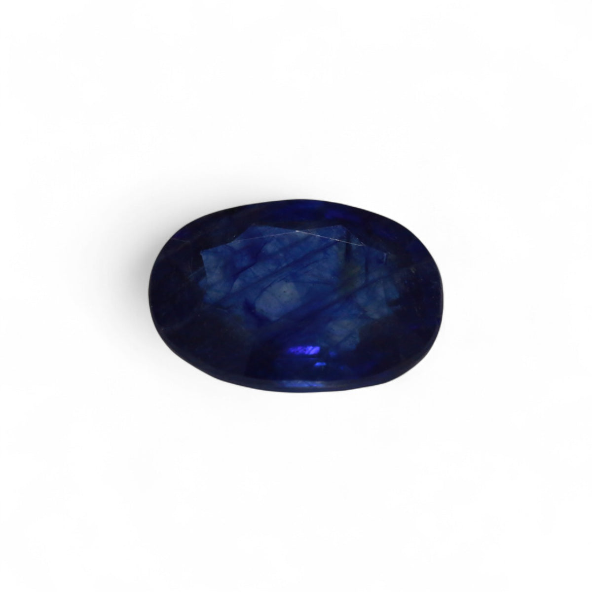 Blue Sapphire - नीलम (Neelam) | 5.502 ct from Thailand | Certified Loose Gemstone for Astrology & Jewelry