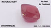 Natural Ruby - माणिक (Manik), सूर्यरत्न | 6.34 ct from Mozambique | Certified Loose Gemstone for Astrology & Jewelry