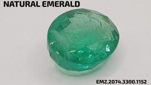 Natural Emerald - पन्ना (Panna) | 9.13 ct from Zambia | Certified Loose Gemstone for Astrology & Jewelry