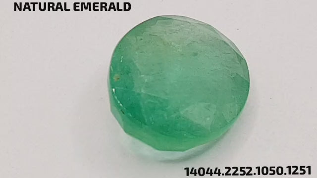 Natural Emerald - पन्ना (Panna) | 8.76 ct from Zambia | Certified Loose Gemstone for Astrology & Jewelry