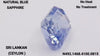 Natural Blue Sapphire - नीलम (Neelam) | 8.15 ct from Ceylon (Srilanka) | Certified Loose Gemstone for Astrology & Jewelry