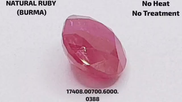 Natural Ruby - माणिक (Manik), सूर्यरत्न | 5.14 ct from Burma (Mayanmar) | Certified Loose Gemstone for Astrology & Jewelry