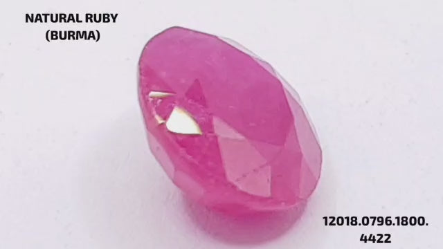 Natural Ruby - माणिक (Manik), सूर्यरत्न | 6.76 ct from Burma (Mayanmar) | Certified Loose Gemstone for Astrology & Jewelry