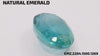 Natural Emerald - पन्ना (Panna) | 8.66 ct from Zambia | Certified Loose Gemstone for Astrology & Jewelry