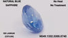 Natural Blue Sapphire - नीलम (Neelam) | 7.4 ct from Ceylon (Srilanka) | Certified Loose Gemstone for Astrology & Jewelry